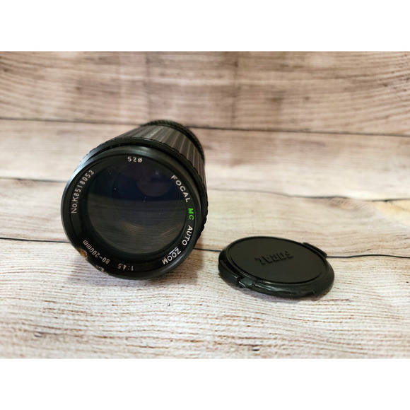 Focal MC Auto F4.5 80-200mm w/ cap Pentax PK Mount Lens SLR/Mirrorless Cameras - Picture 2 of 16